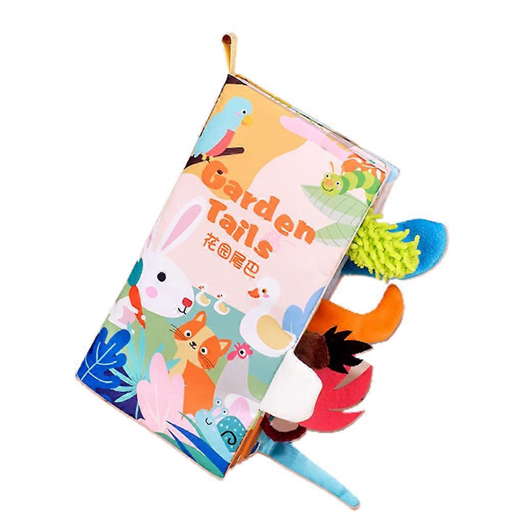 Kids Interactive Book with 3D Tail Made by Non-toxic Cloth Activity Books