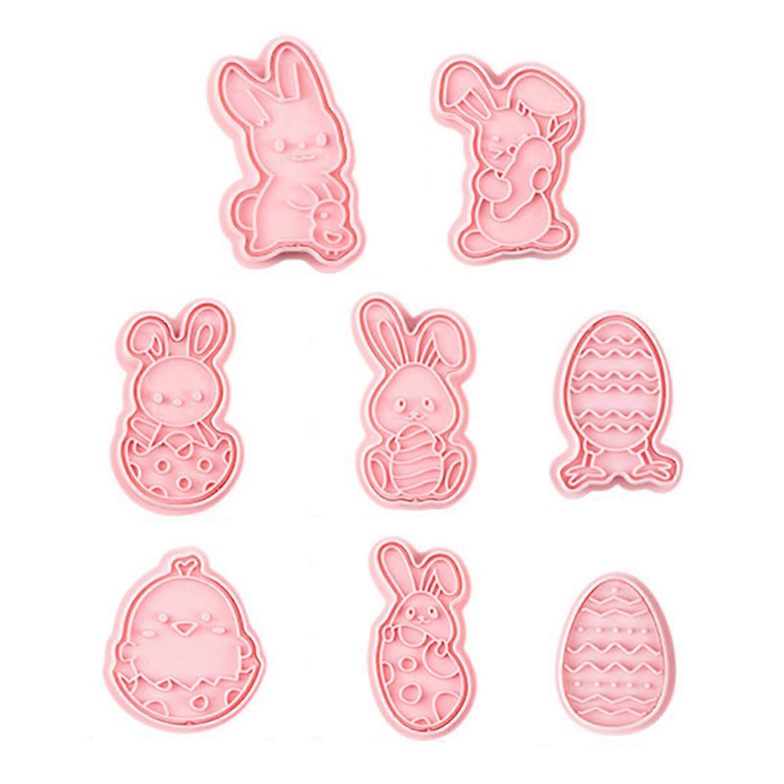 8 Pcs Easter Biscuit Cookie Cutter Cake Chocolate Clay Baking Craft Biscuit