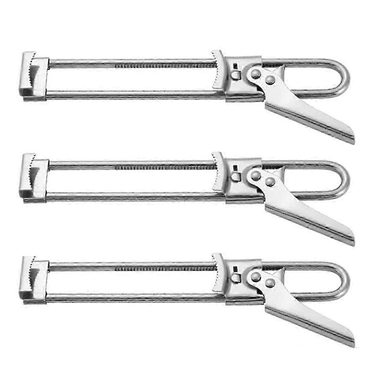 Stainless Steel Bottle Opener Linear Adjustable Can Opener Manual Screw Cap Can Opener