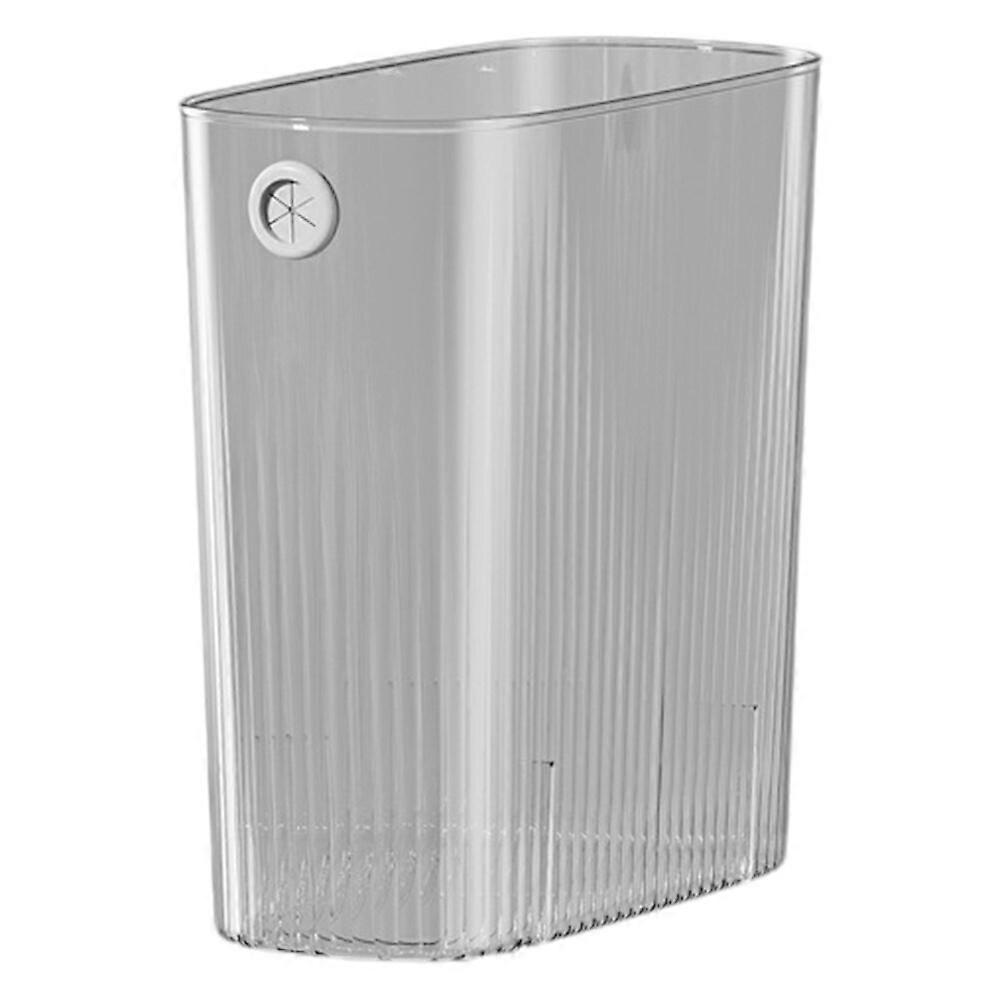 Garbage Can Kitchen Trash Can Plastic Garbage Container Compact Bathroom Bin