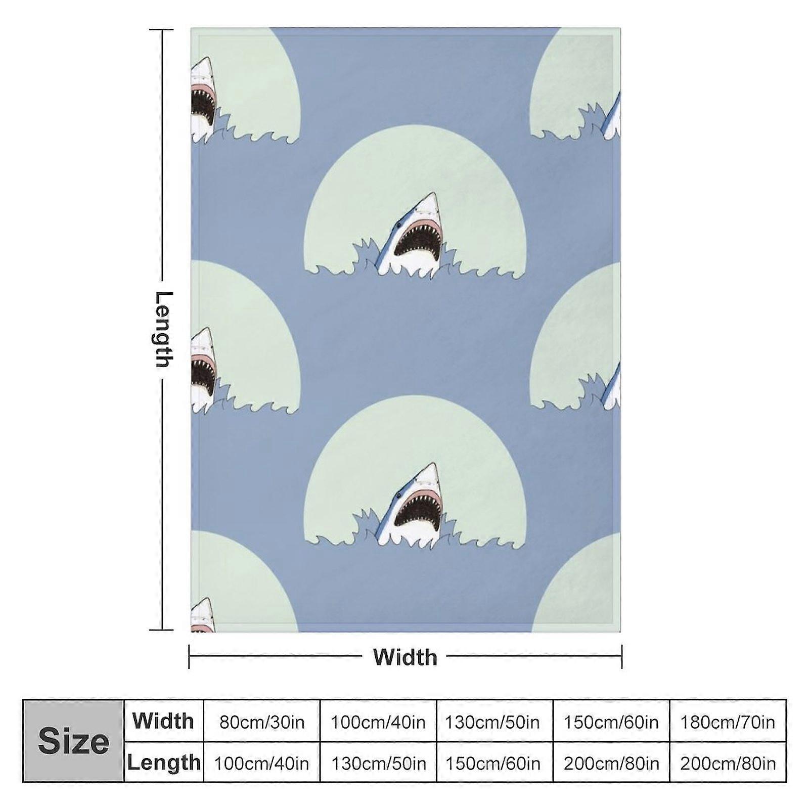 New Shark Throw Blanket sofa bed Fluffy Blankets Large Sofa Quilt