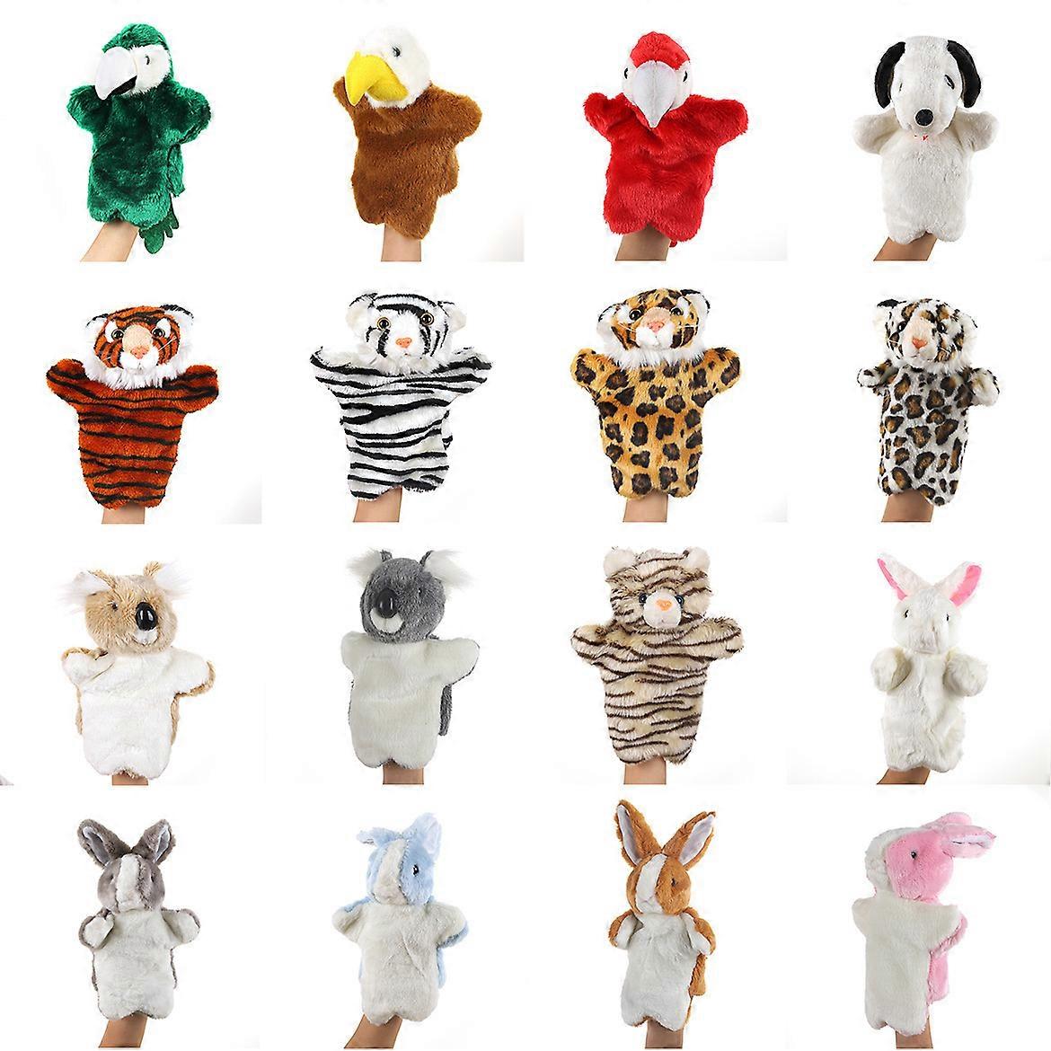 Kindergarten Teaching Hand Puppet Animal Plush Gloves Performance Props