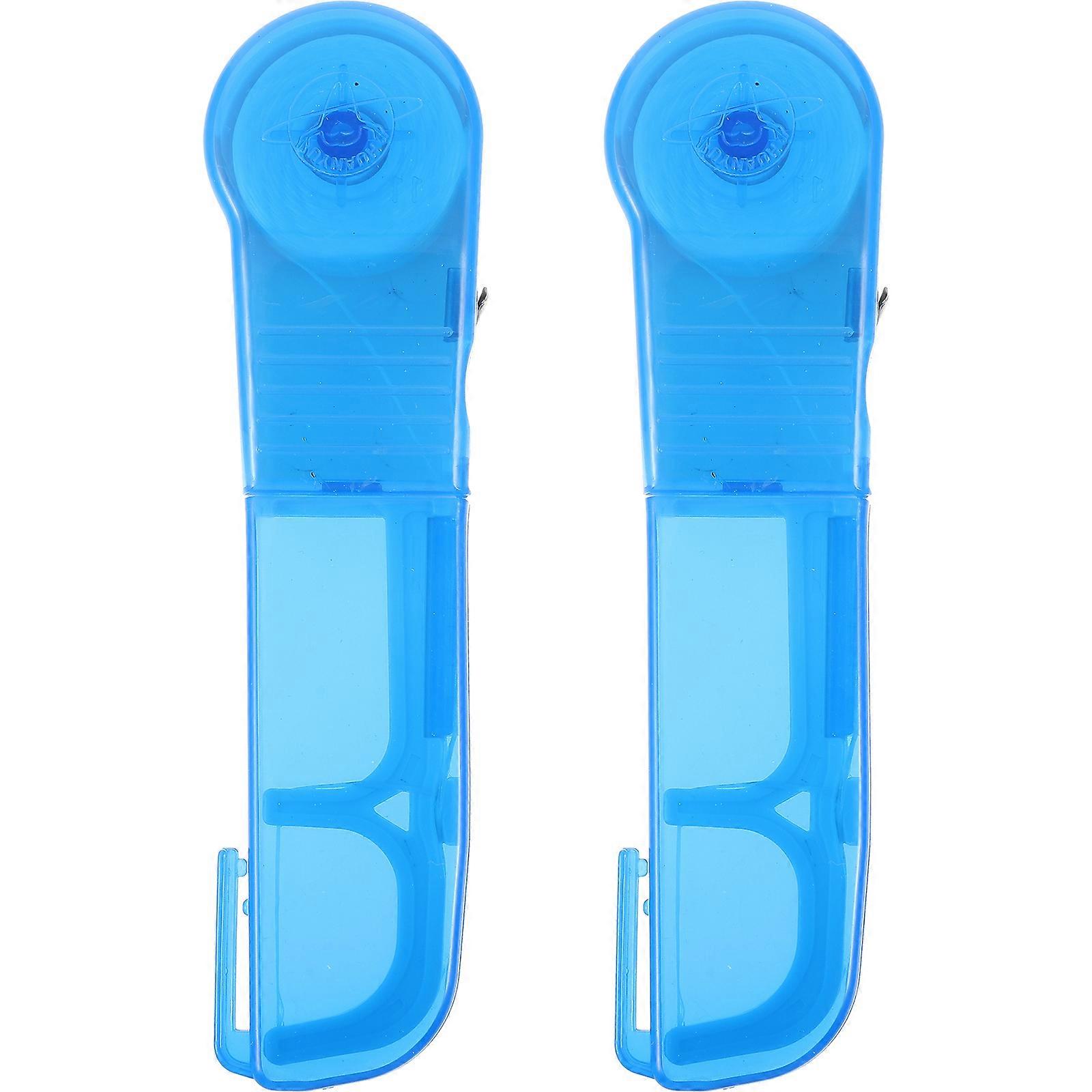 2 Pcs Kids Tools Floss Heads Refill Dental Flosser Handle Dental Wire Rack Replaceable Dental Floss Holder