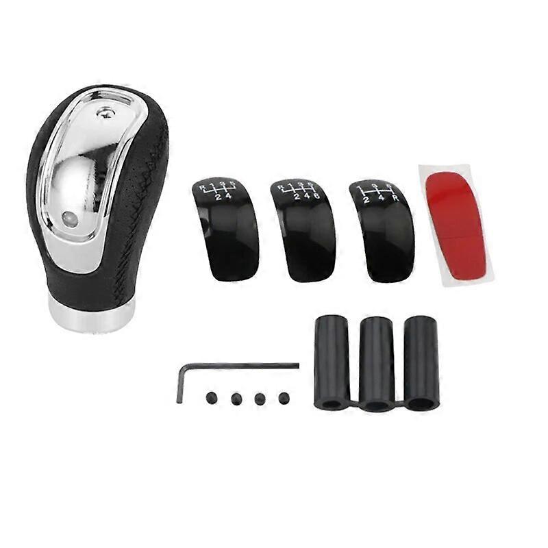 Universaali 5/6-vaihteinen PU-nahkainen vaihdekepin nuppi manuaalinen auton vaihdekeppi vaihdekepin nuppi vaihdekepin vaihdekepin nuppi