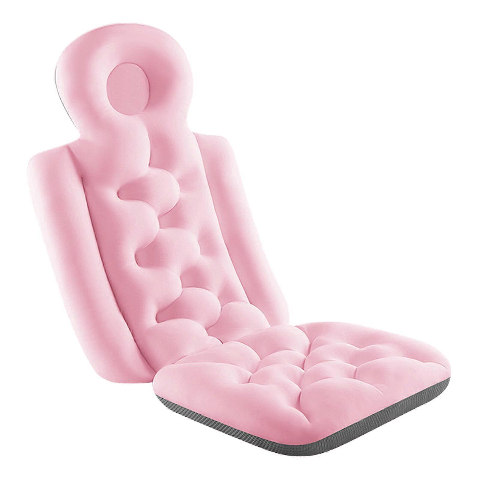 Luxury Bath Pillow - Relieve Stress And Rejuvenate - With Neck Head Rest Support-Ergonomic Shape And Extra Soft Mesh