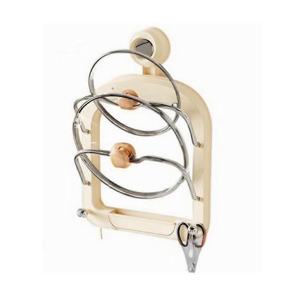Practical Pot Lid Holder,Upgraded Universal Pot Lid Organizer Pot Rack Holder
