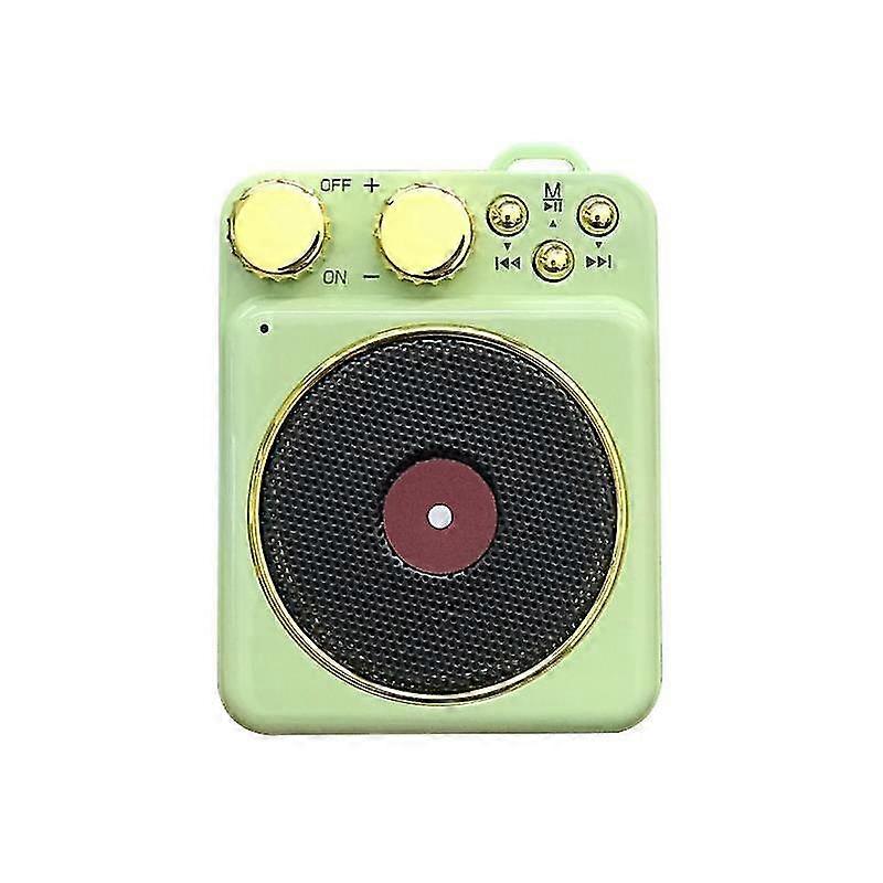 Mini Bluetooth Speaker With Lanyard (Green)