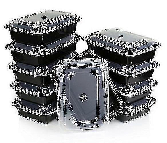Kabalo 10 Pack Premium Stackable Microwave Re-usable Lunchbox Food Container Meal Boxes
