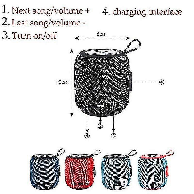 Mini Bluetooth Speaker Portable Waterproof Speaker Wireless Stereo Speaker