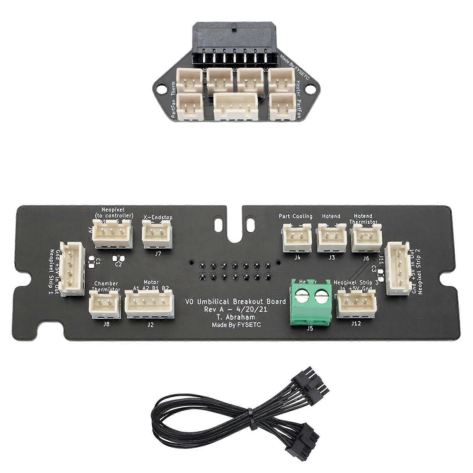 Voron 0.1 Umbilical PCB set V0.1 Umbilical Cord Complete Toolhead Frame Board