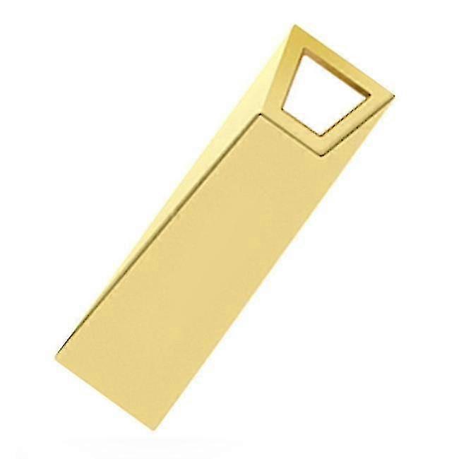 32gb usb 3.0 high-speed interface metal waterproof flash disk(gold)