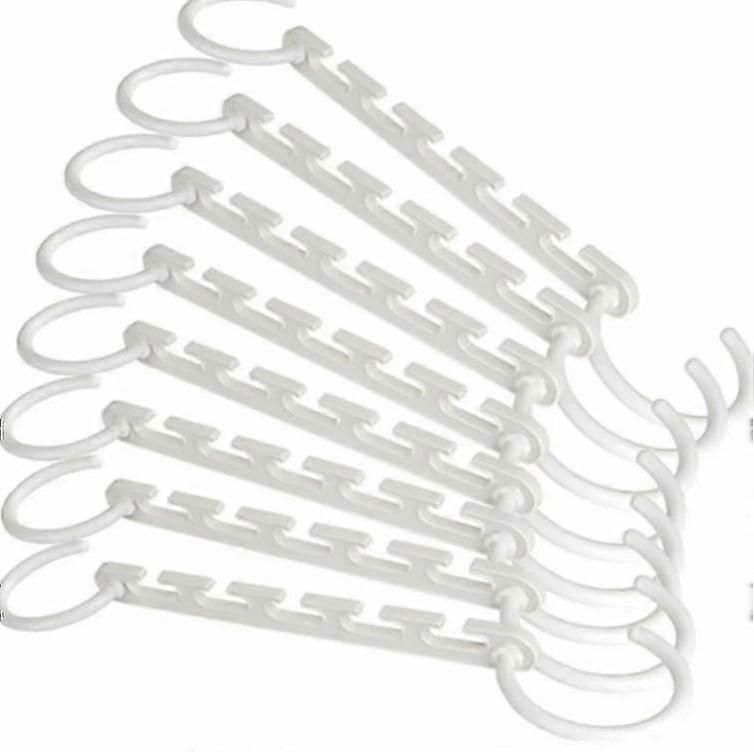 8pcs H保存、クローゼット、ラック、折りたたみ式Sora穴