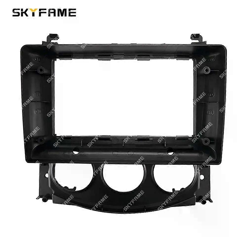 Gjelder bilramme fascia adapter canbus boks dekoder android radio dash montering panel kit for nissan 370z
