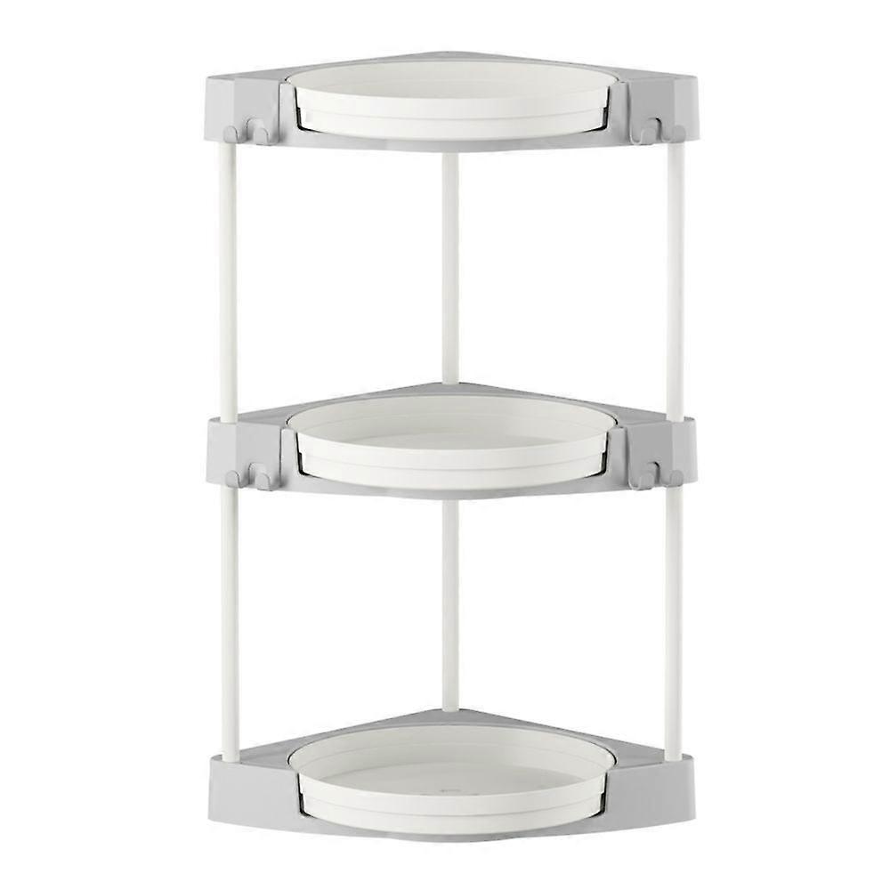 Lazy Susan Organizer Storage Rack Large Capacity Multiple Layer Design 360-Degree Rotatable Spinning Makeup Organizer Spice Rack