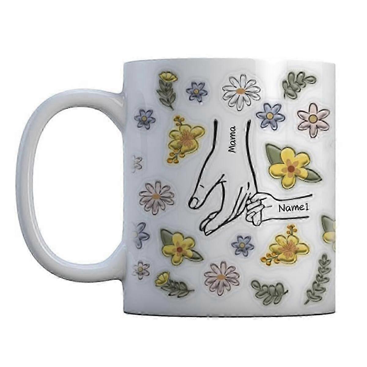 هدية عيد الأم كوب قهوة مخصص ، كوب قهوة مخصص ، كوب سيراميك لأمي ، أفضل هدية لأمي 1 أسماء
