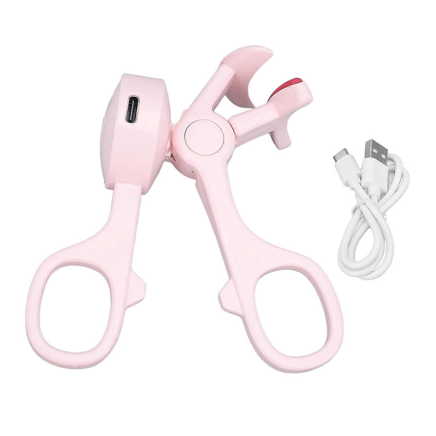 Electric Heated Eyelash Applicator Portable Temperature Controlled Non Pinching Rechargeable Heated 