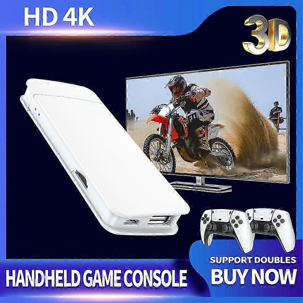 Console Game Stick K8 4K Con 40000+ Giochi, 64GB, 2 Gamepad Wireless E HDMI