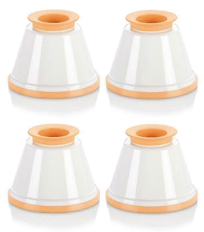 Panna cotta molds with lids, set of 4