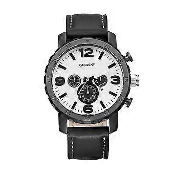 Cagarny 6845 Dual Quartz uurwerk horloge stijl 2