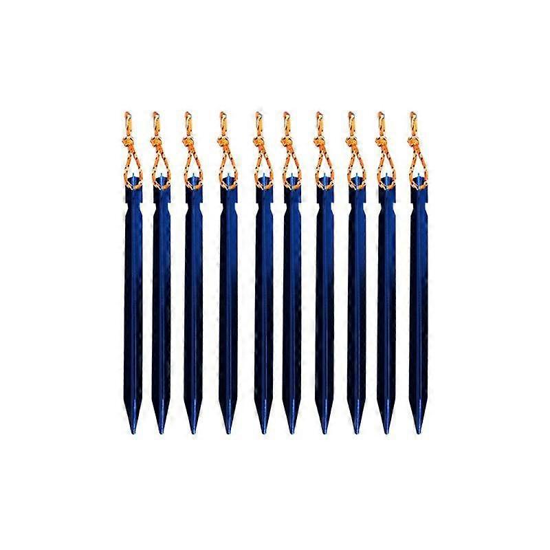 10pcs/set 18cm μανταλάκια σκηνών κραμάτων αργιλίου με τα υπαίθρια εξαρτήματα σκηνών που ταξιδεύουν εξοπλισμού πεζοπορίας πασσάλων σχοινιών