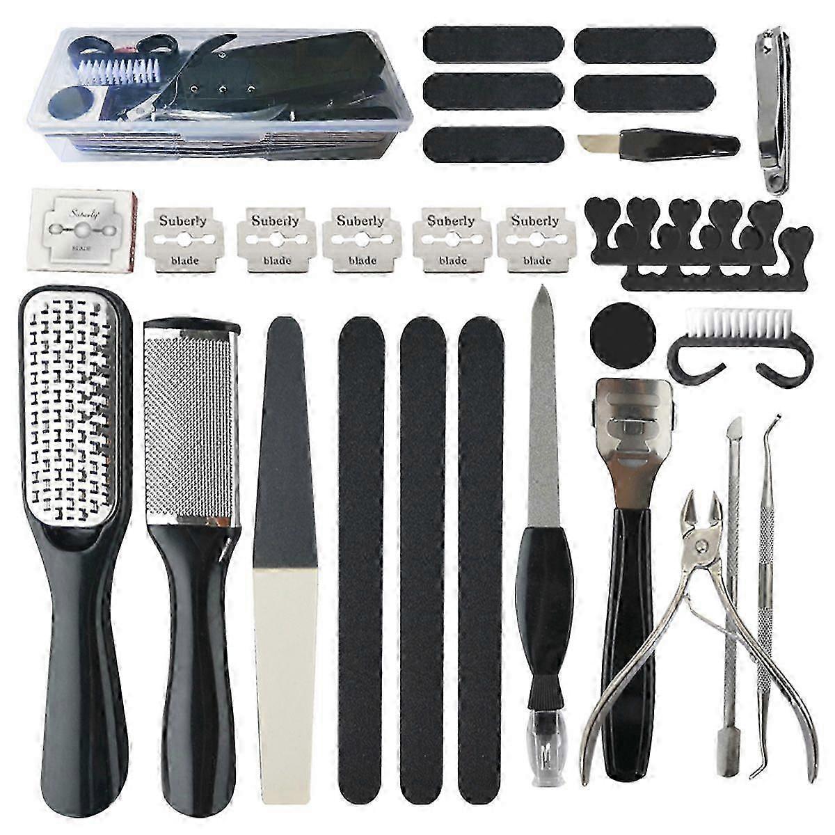 Professional Pedicure Foot Scrubber Tool Set