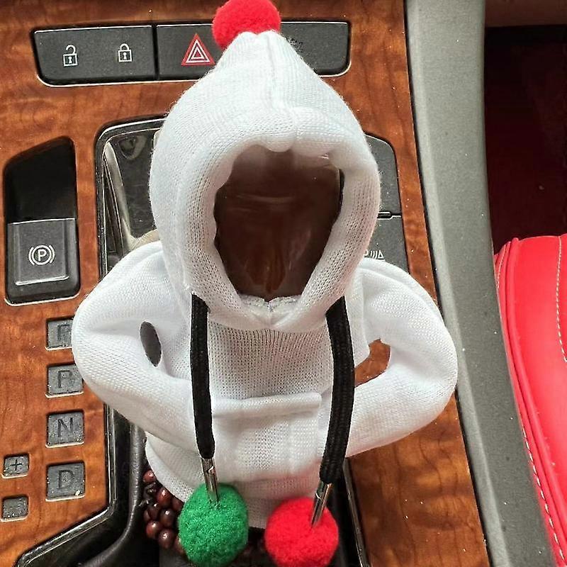 1PC Hoodie Car Gear Shift Cover FashionManual Handle Gear Change Lever Cover