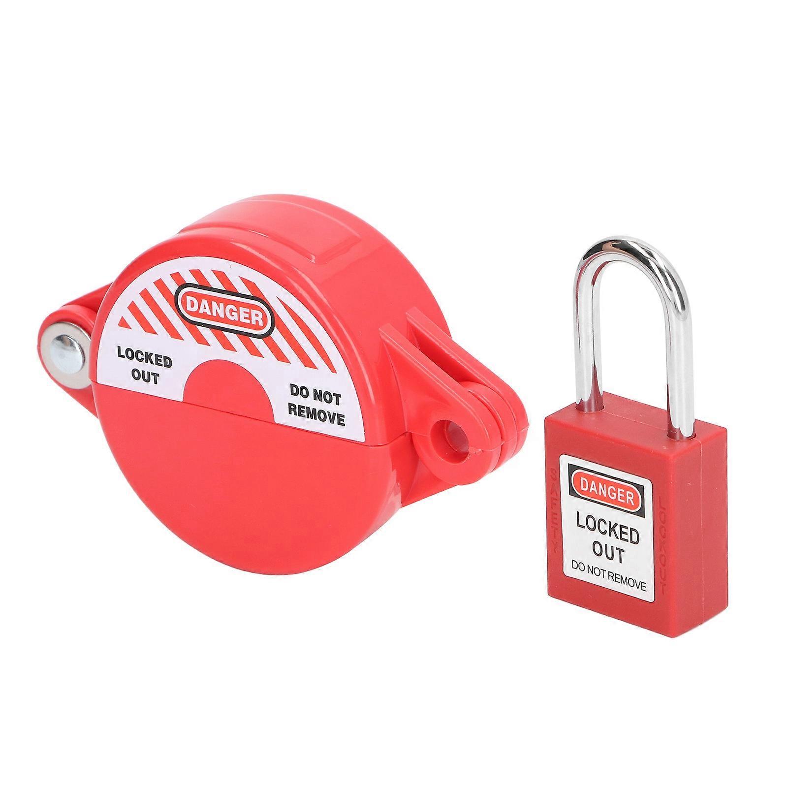 DEWIN Gate Valve Lock, Set Lockout Tagout Valve Set with simple ...