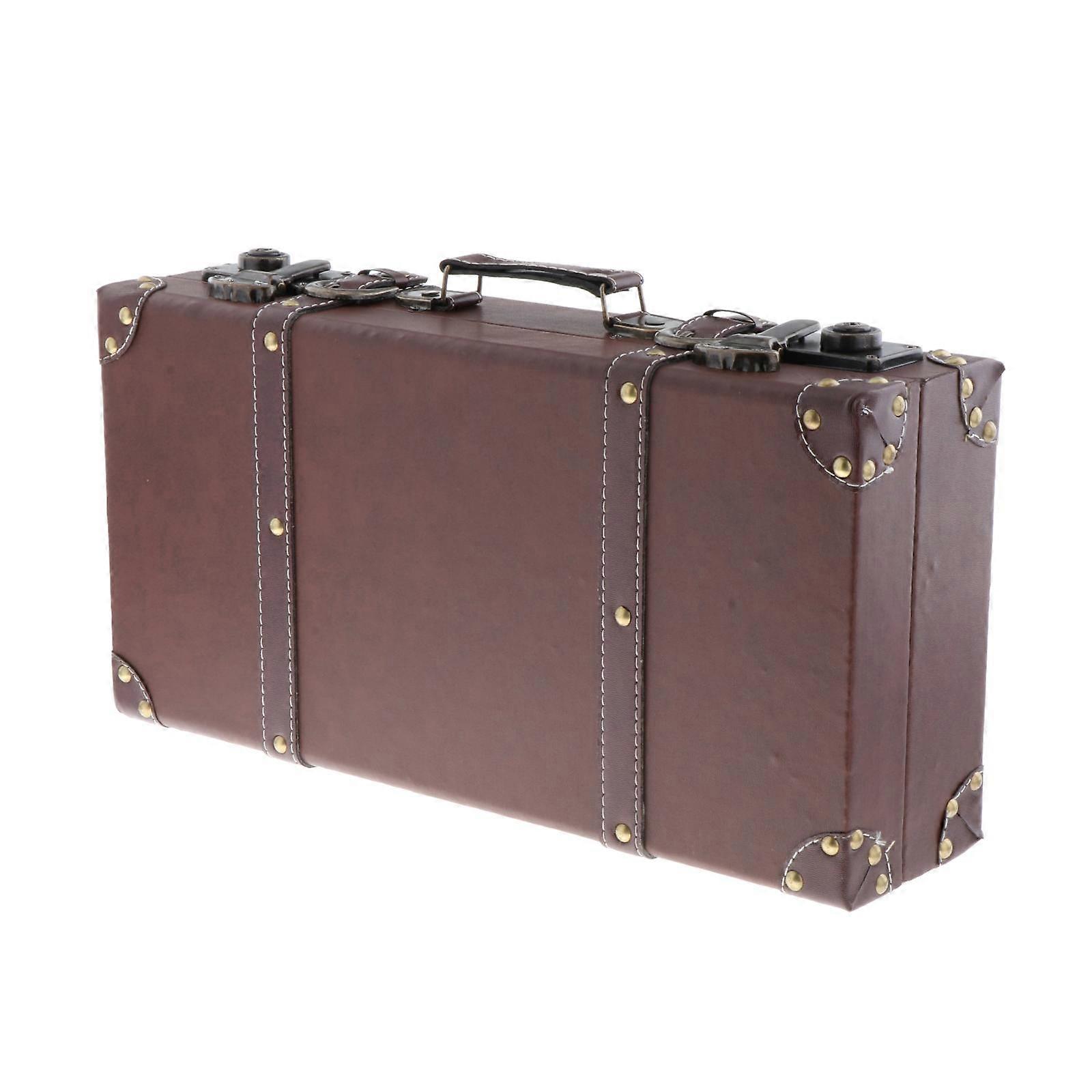 Suitcase Decorative Box with Straps