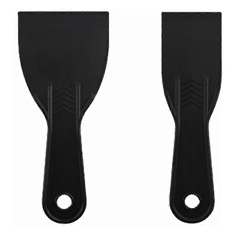Soft Plastic Spatula Different Sizes Plastic Paint Scraper Plastic Putty Knife (2/3"),2Pcs