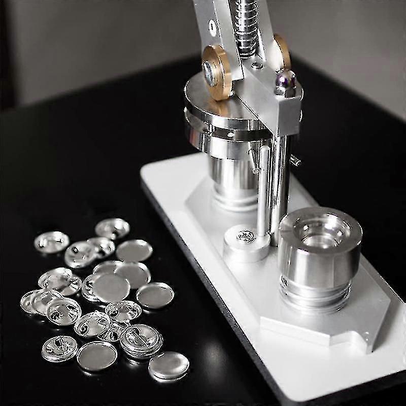 600 Pcs Blank Button Making Supplies 25mm/1inch Back Button Pin Making Kit Metal Parts For Button M-dwdz