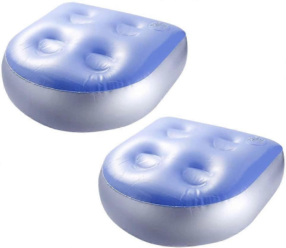 2Pcs Inflatable Spa Seats For Home And Entertainment Black