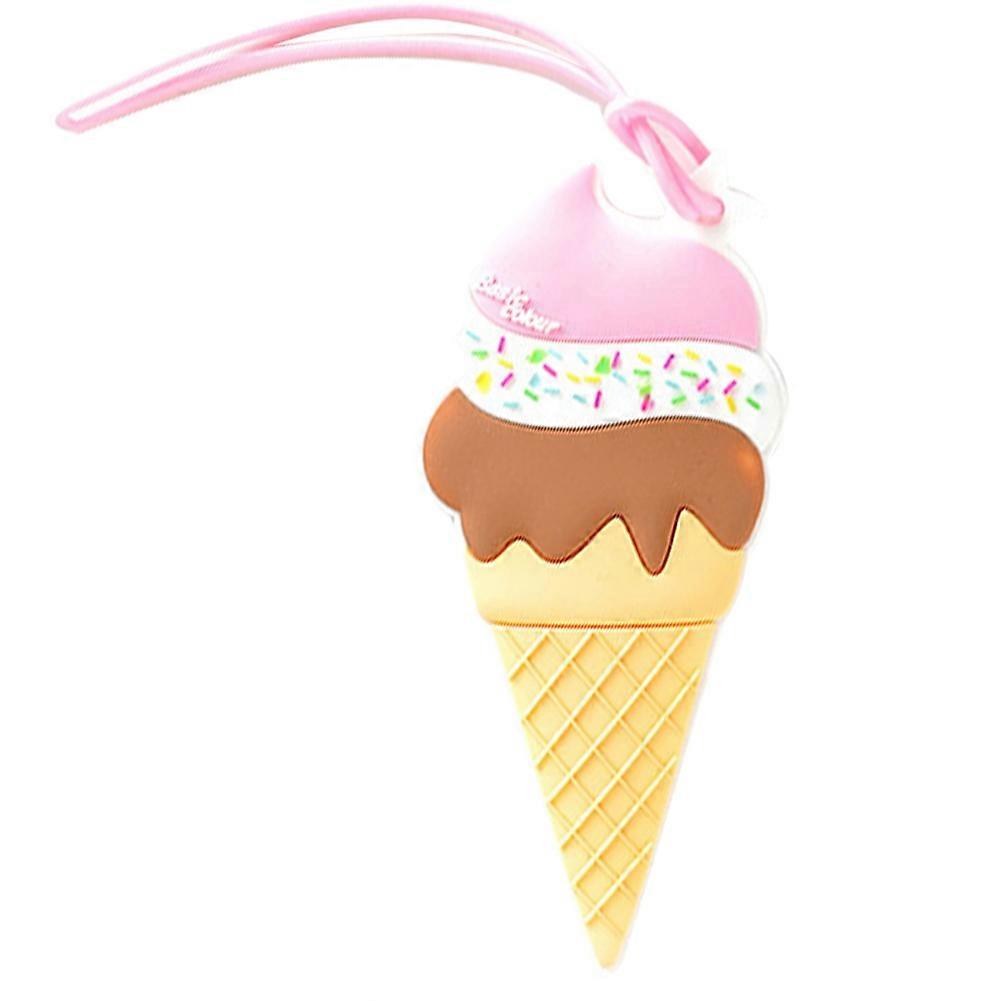 Cute Ice Cream Luggage Tag - Silicone Luggage Tag For Suitcases, Cartoon Design Travel Accessory