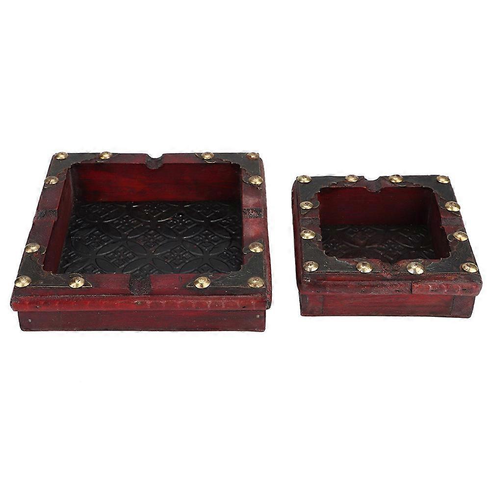 雪茄烟灰缸欧式复古香烟容器支架办公桌装饰礼品家庭酒吧配件