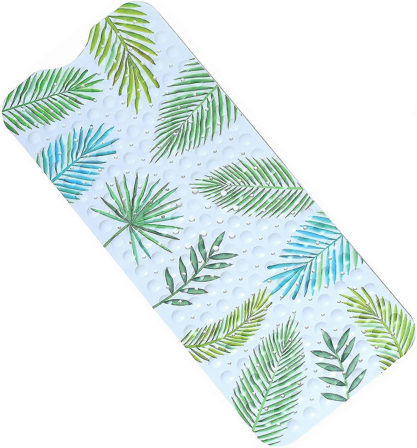 余分な長いバスタブマットの滑り止めのサクションカップシャワーマットの耐久性のあるバスマットとドレインホール