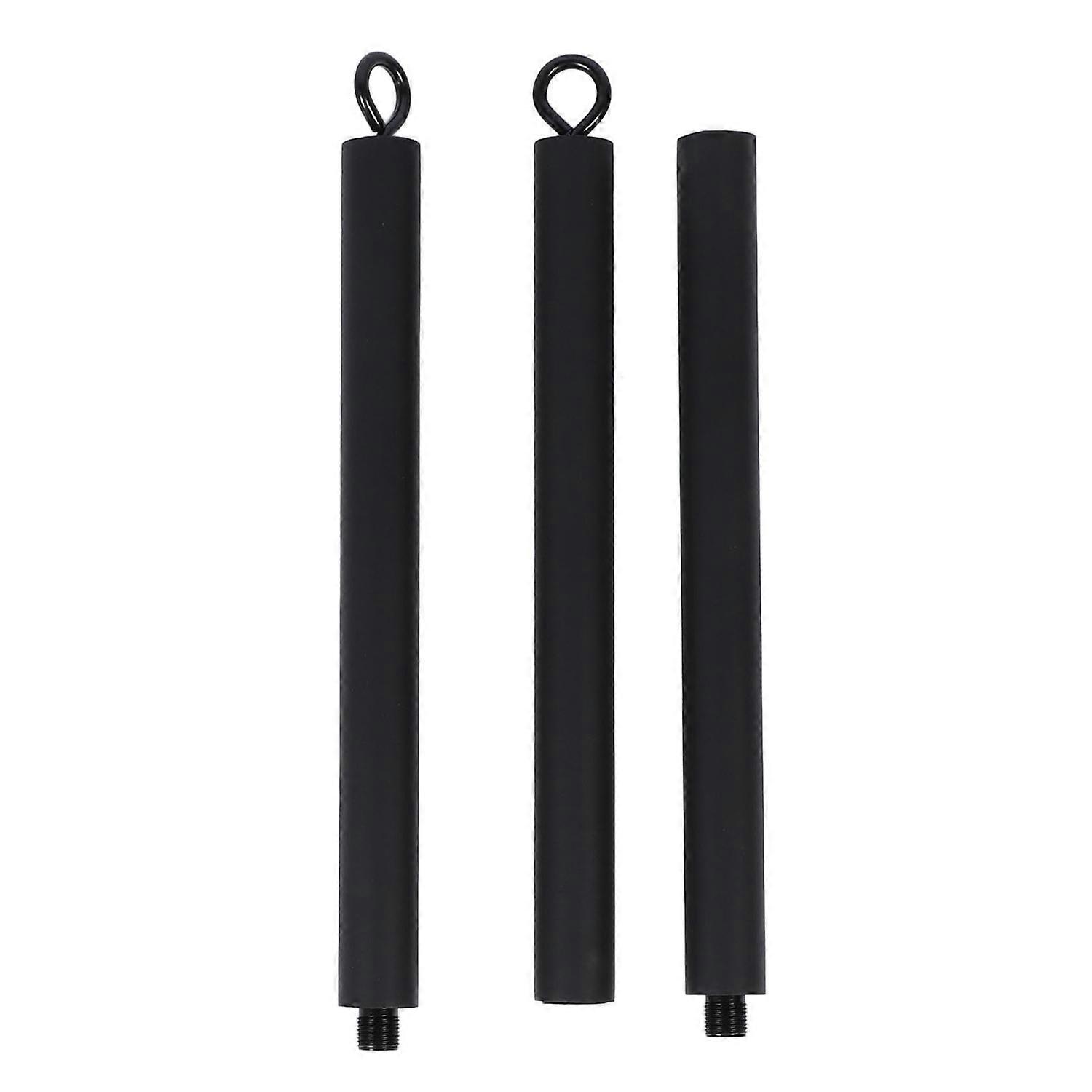 Bicep Bar EVA Aluminum Alloy 3 Section Detachable Pull Down Attachment for Home Gym Training Equipme