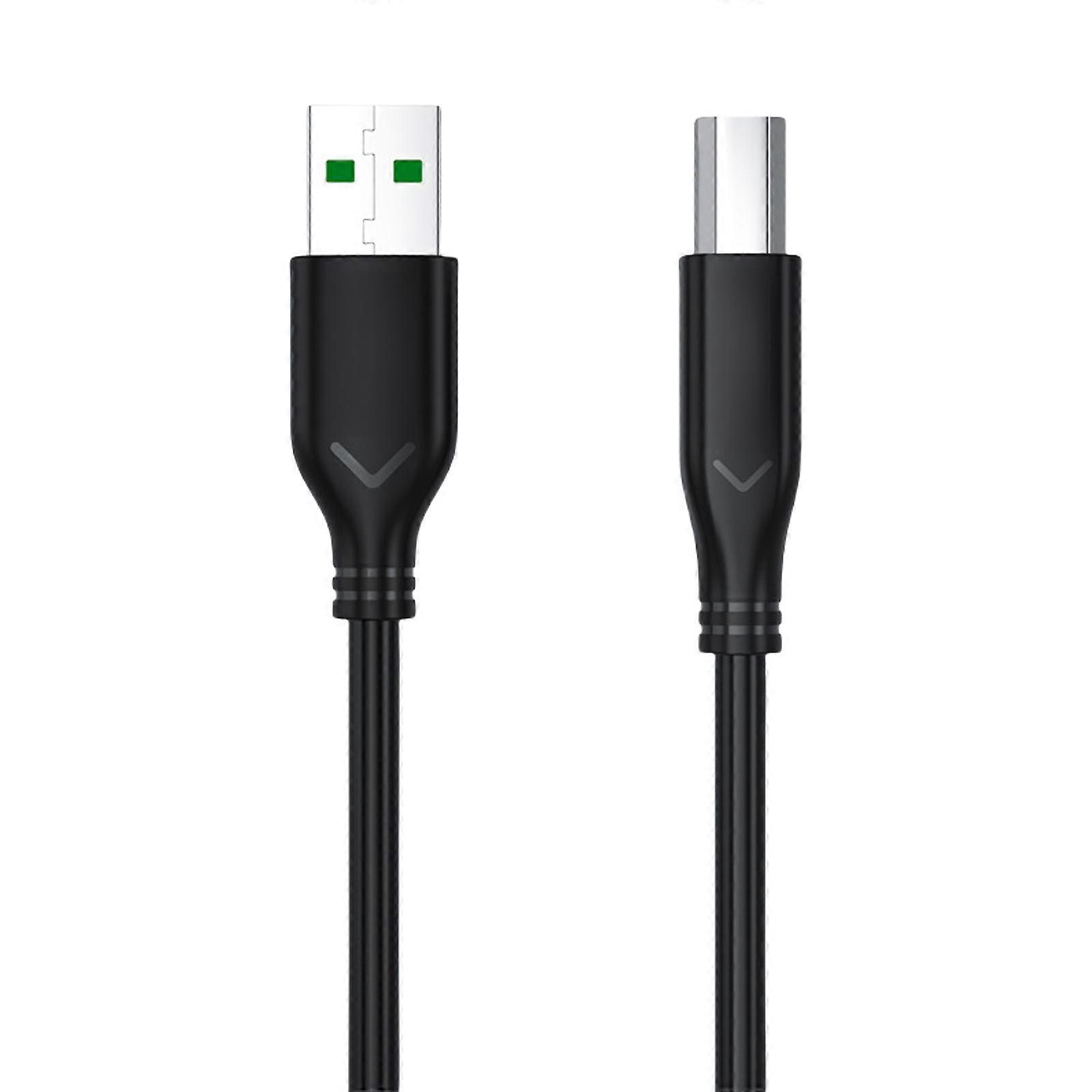 USB 2.0 Printer Cable USB A to USB B Male Fast Speed Cord for Printers Scanners and Controller Devices