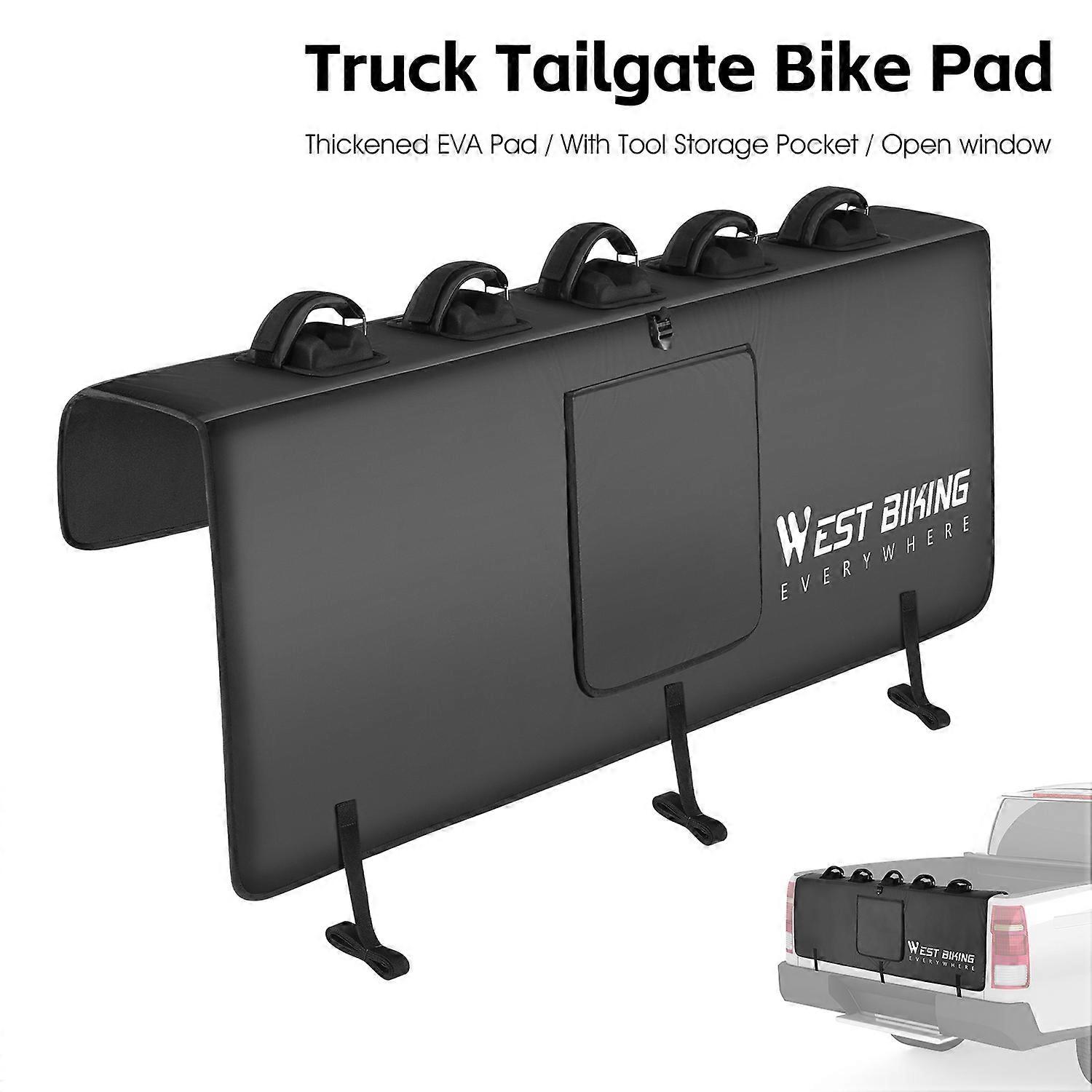 باب خلفي لشاحنة البيك أب، حامل تثبيت الدراجات، حامل الدراجة، ملحق نقل الدراجات، شاحنة البيك أب