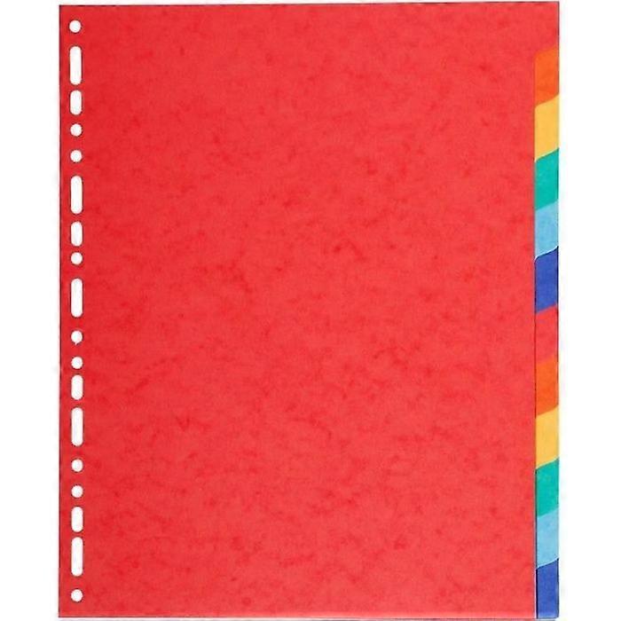 EXACOMPTA XXL Glossy Card Dividers 12 Positions 220g
