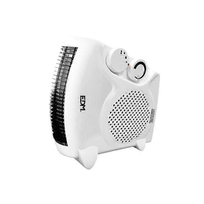 2 in 1 fan heater - edm - 1000-2000W - Double heating system - Overheating protection