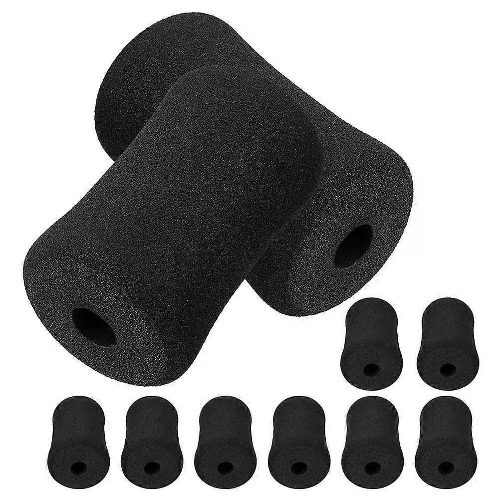 10 Pcs Sit-up Board Foam Rolling Roller Exercise Ab Training Sleeve Cover Collapsible Accessory Sponge Pads Rollers