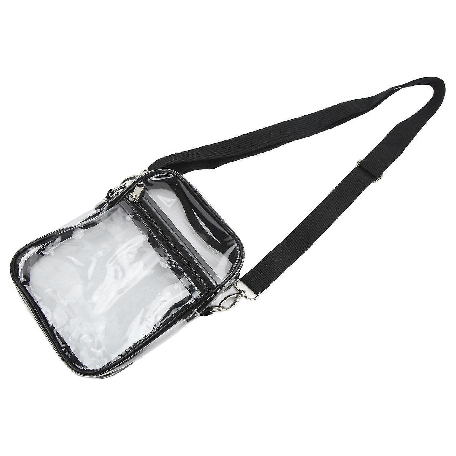 Stadium Approved Clear Messenger Bag - Transparent Design
