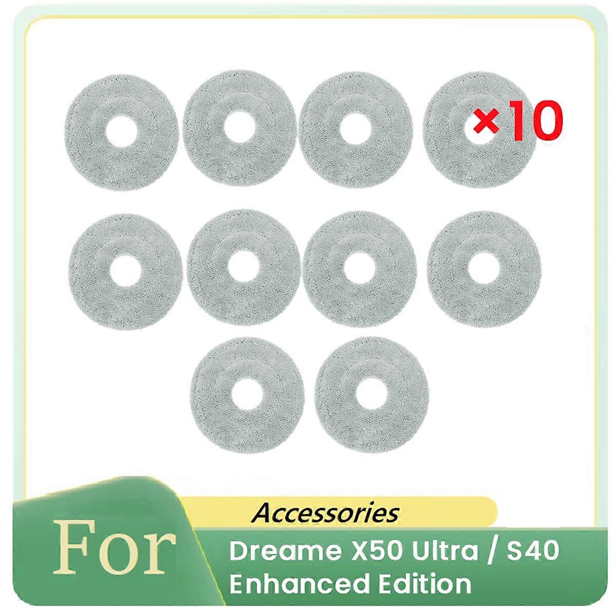 10 Pcs Cleaning Rag for X50 Ultra Robot Vacuum Cleaner Parts