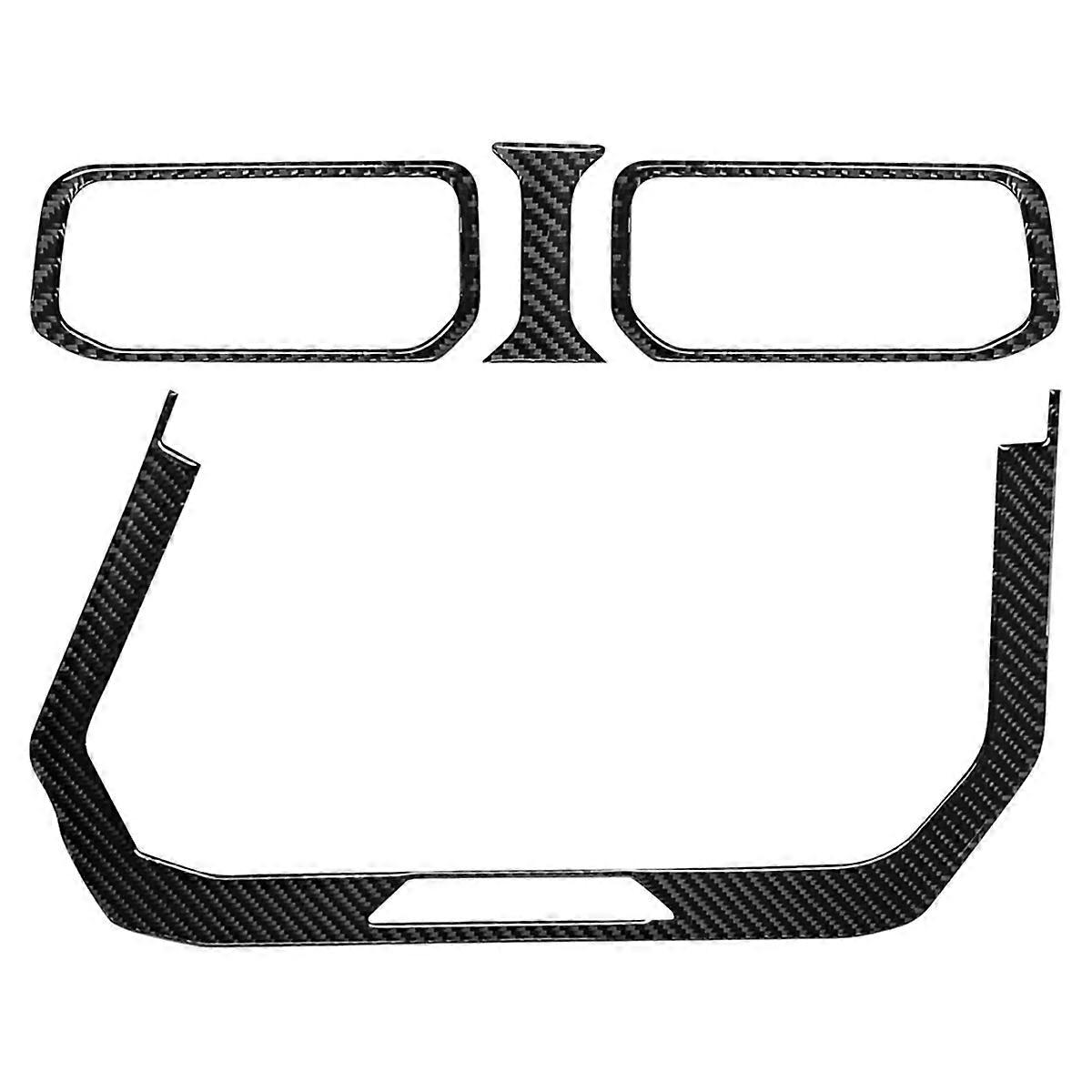 Car Central Control AC Outlet Vent Panel Trim Interior Accessories