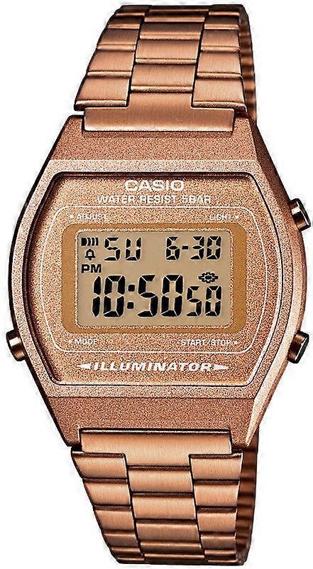 Casio B640wc-5aef Unisex Digital Watch - Rose Gold Stainless Steel