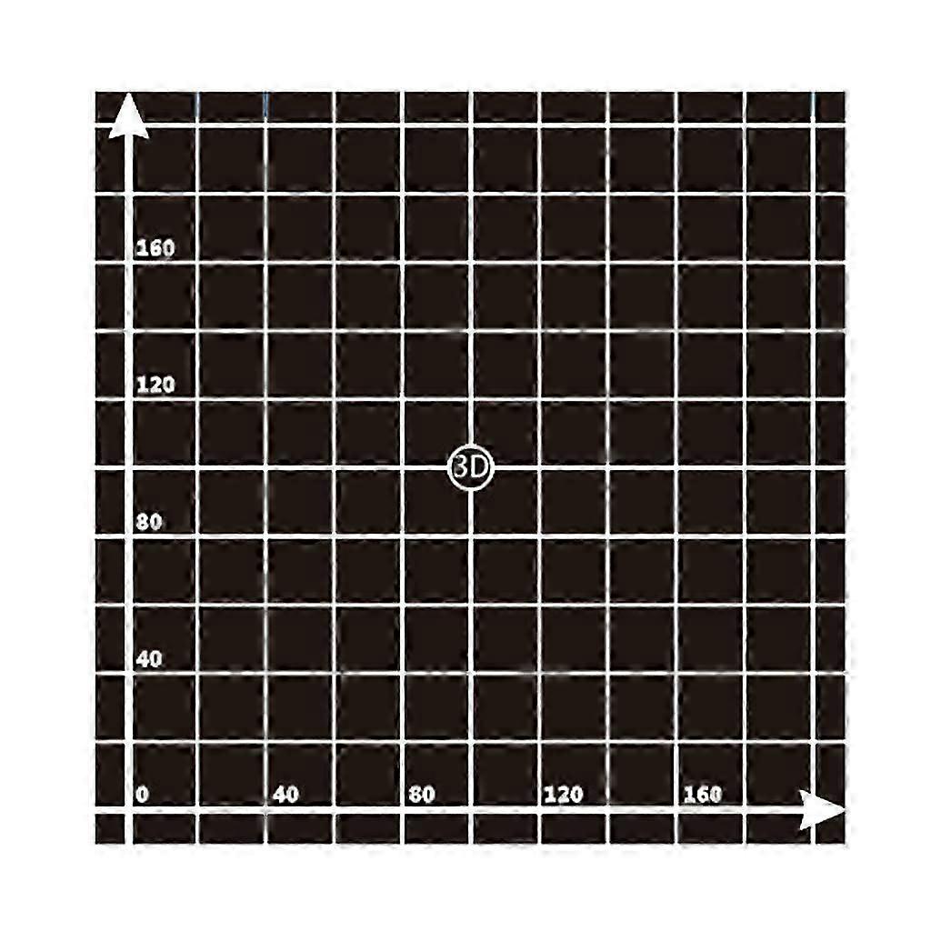 300x300mm/ 220x220mm 3D Printer Hot Bed Surface Sticker Accessory w/ Coordinate