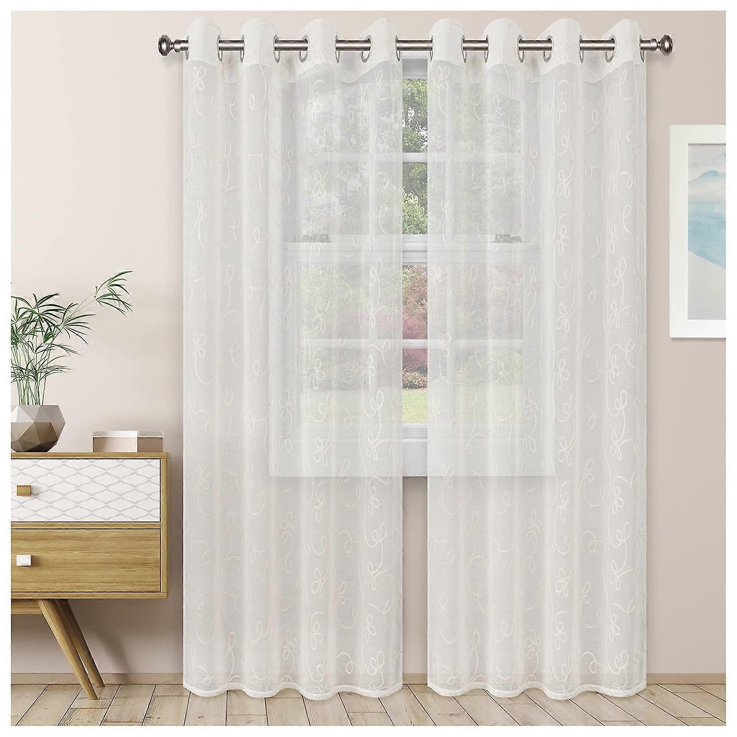 2 Panels Curtains Decorative Vintage Rustic Bohemian 52" X 84"