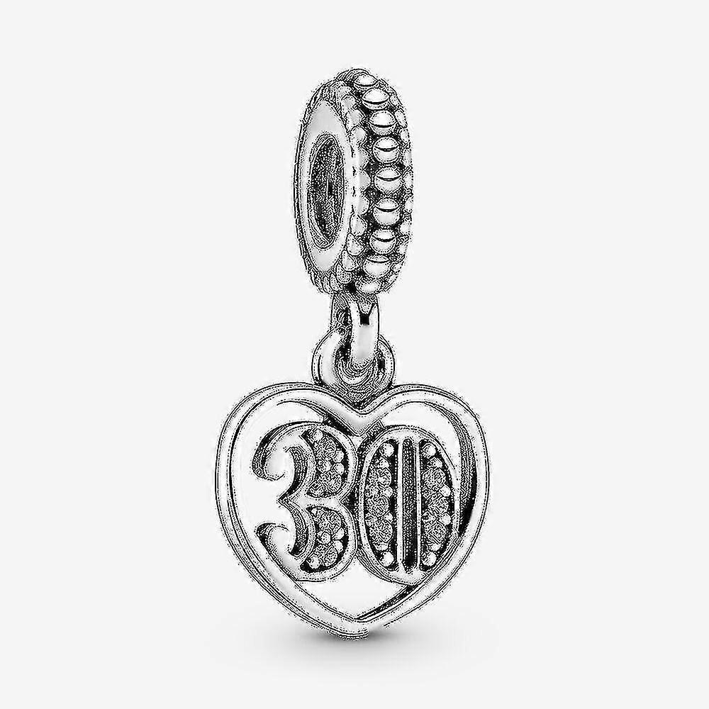925 Sterling Silver Charms Perline per Pandora Bracciali e Collane