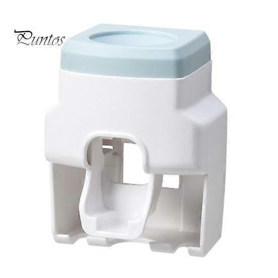 Automatisk tandkräm Squeezer Tandborsthållare Väggfäste Modernt badrum Tandkräm Tube Extruder Dispenser Klämverktyg Kopp Förvaring Organizer