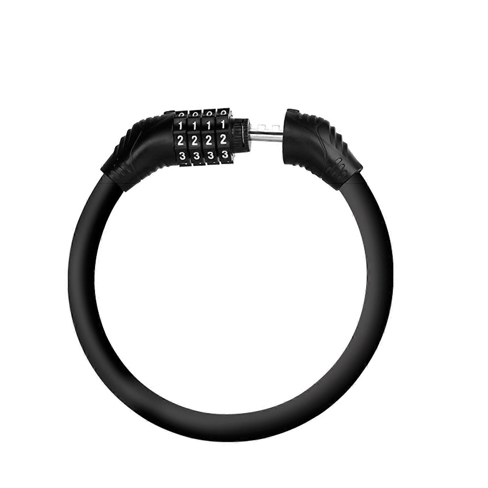 Lock Antitheft Portable Vehicle Battery Motorcycle Password Lock Combination Ring Lock