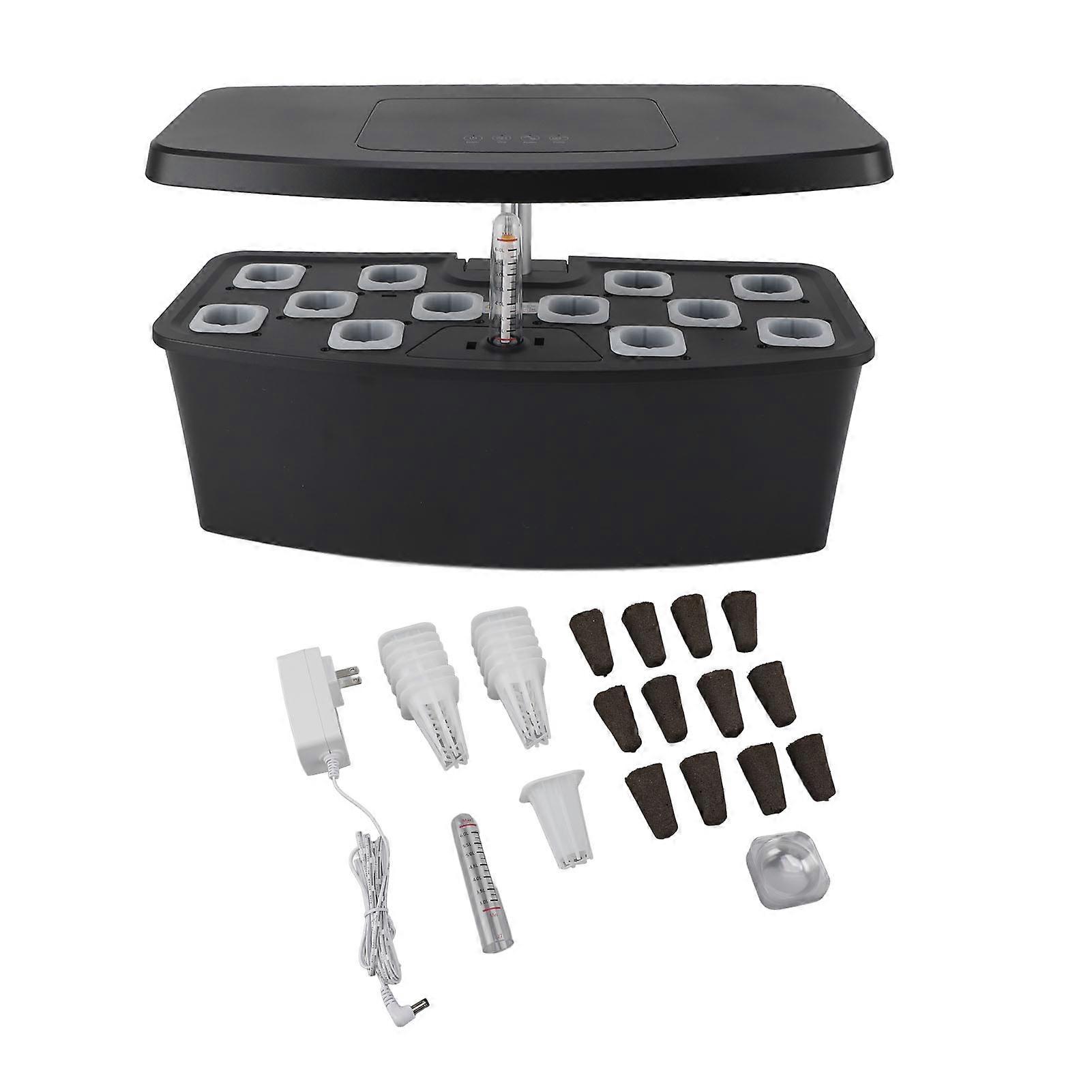 Hydroponics Growing System Kit Indoor Smart Garden LED Intelligent Vegetable Planting Machine 100V‑240V